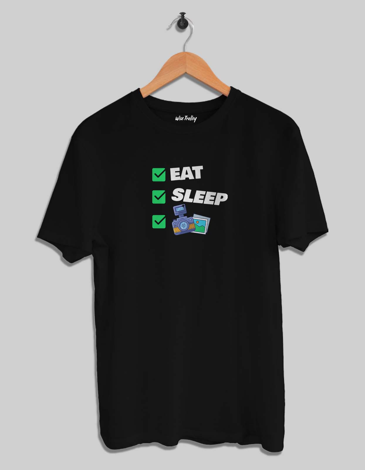 "Eat Sleep Shoot Repeat" Photographer T shirts