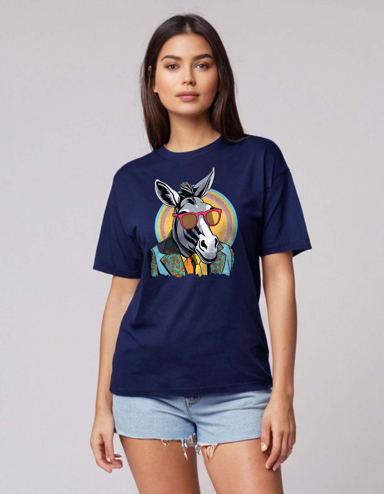 Funny Donkey Oversized T shirt