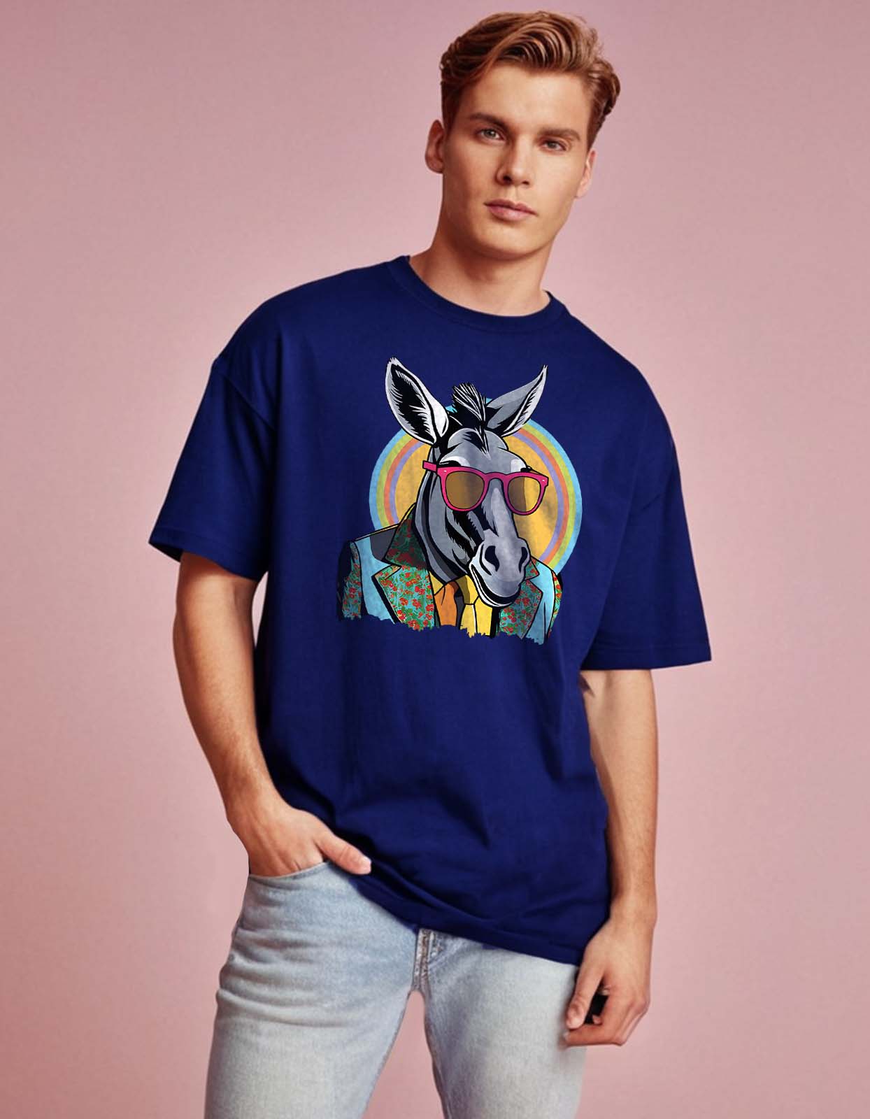 Funny Donkey Oversized T shirt