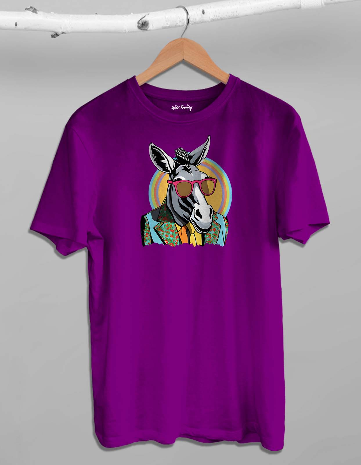 "Funny Donkey Wearing Clothes" T Shirt