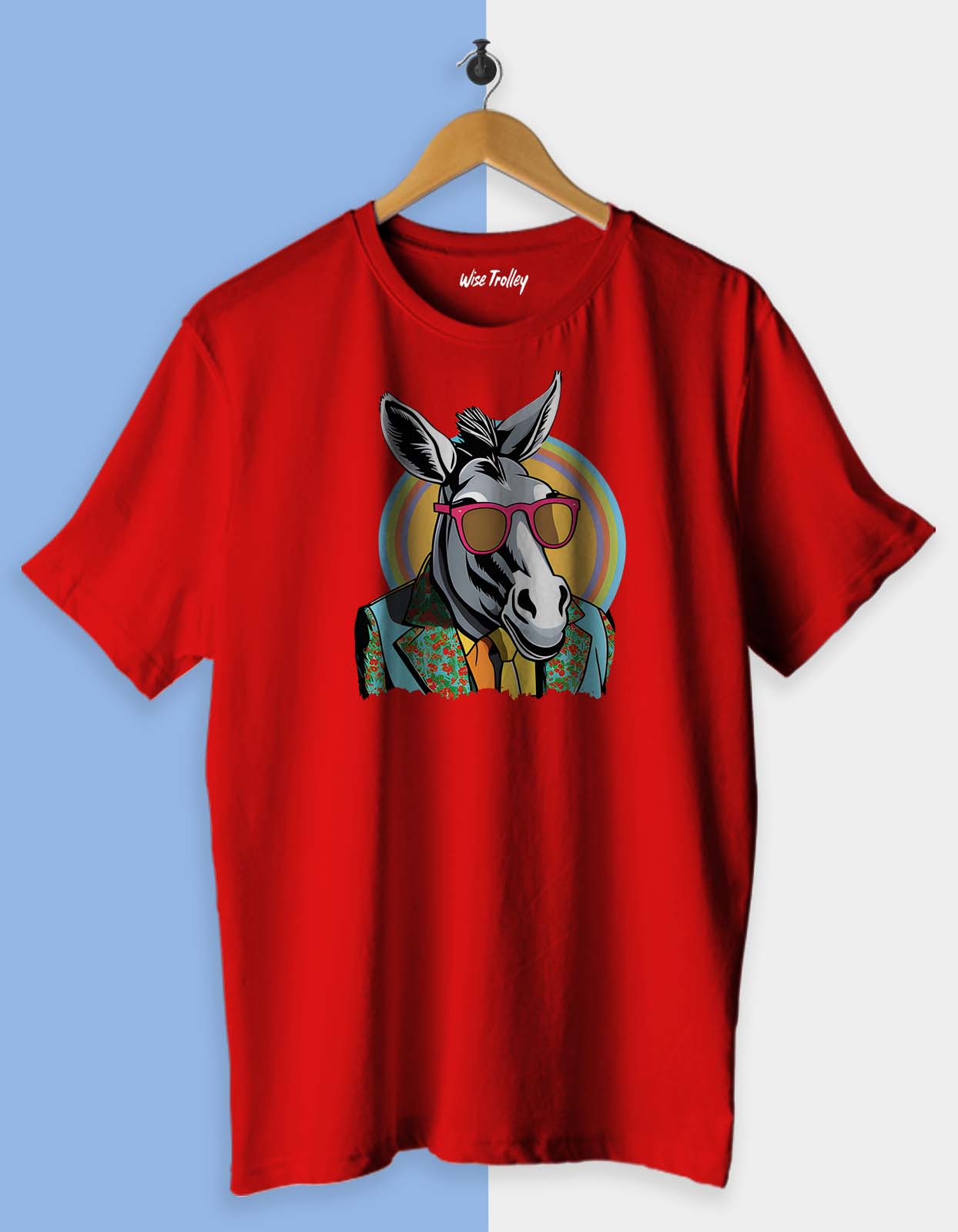 "Funny Donkey Wearing Clothes" T Shirt