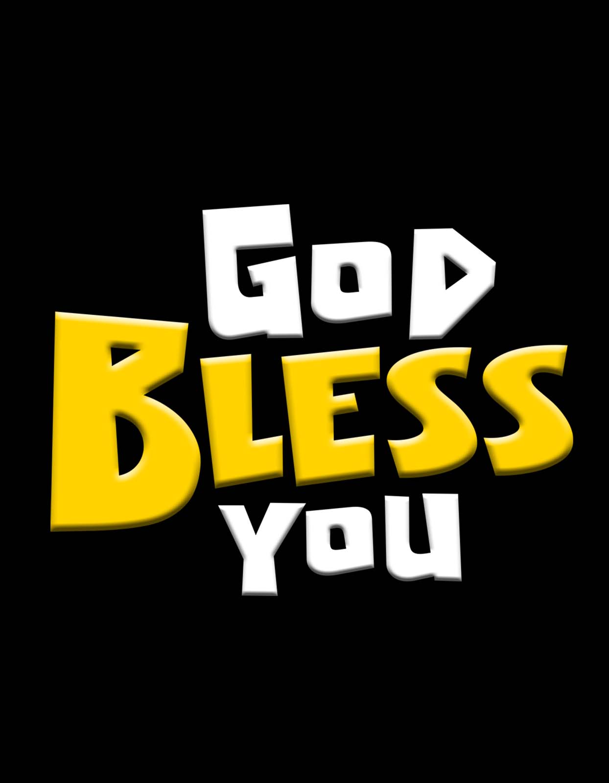 "God Bless You" T-shirt