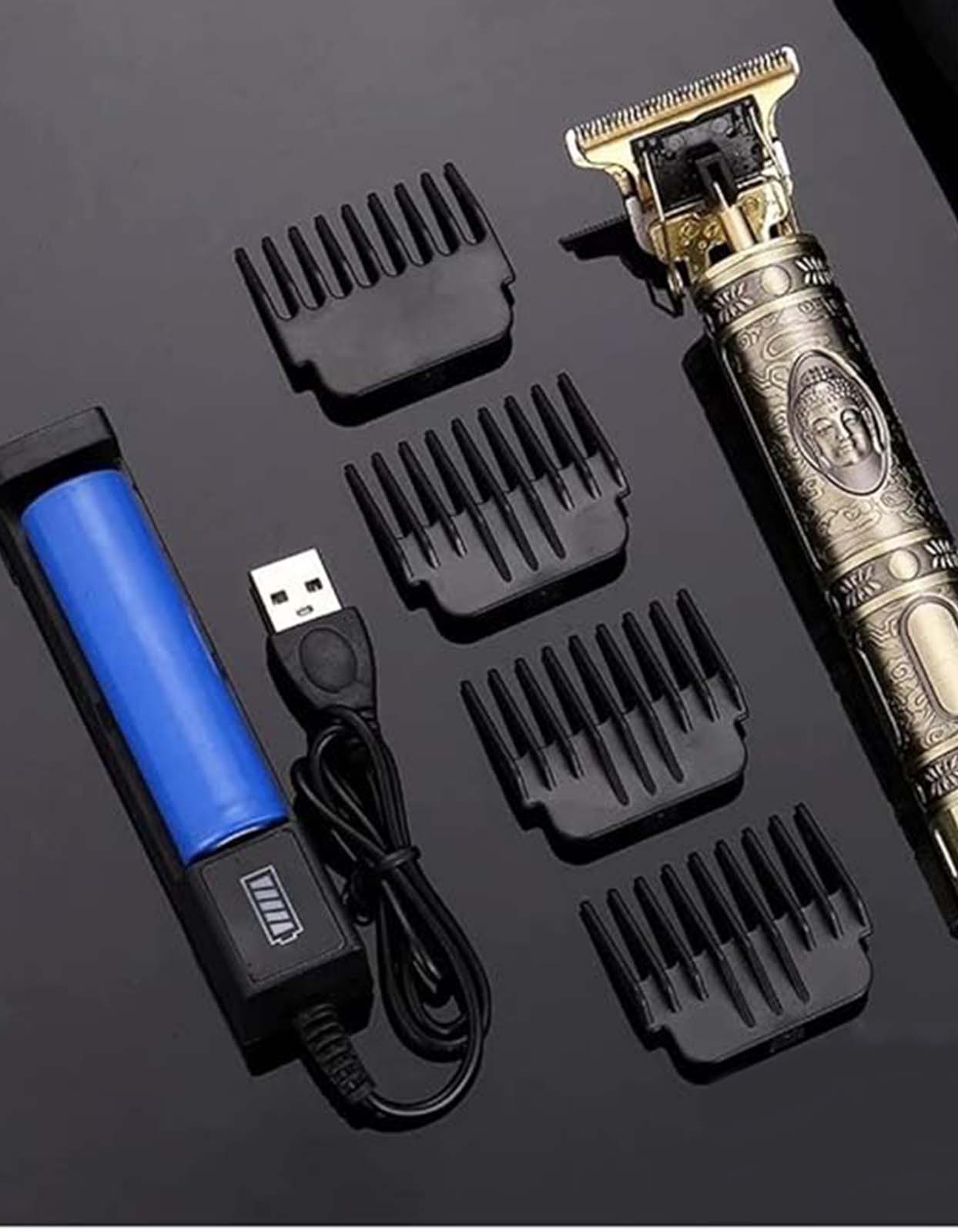 Hair Trimmer For Men Buddha Style and Shaver with 4 Guide Combs