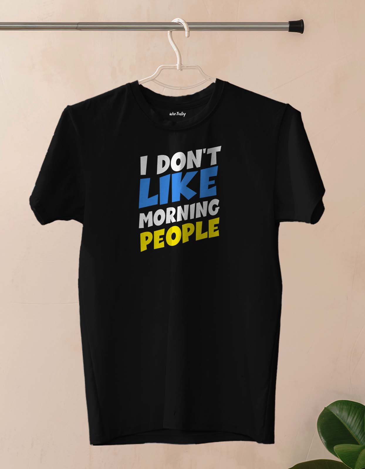 "I Dont like Morning People" Attitude Quotes T shirt