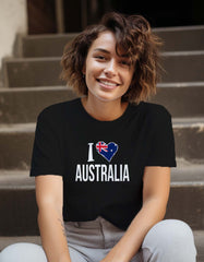 I Love Australia T Shirt