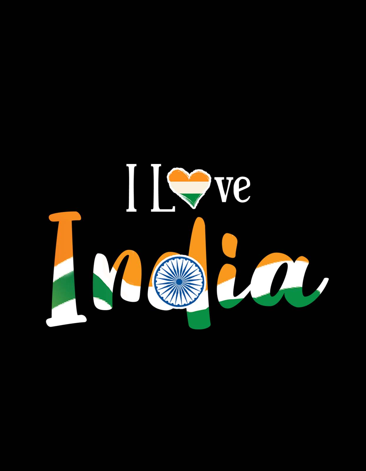 I Love India T Shirt