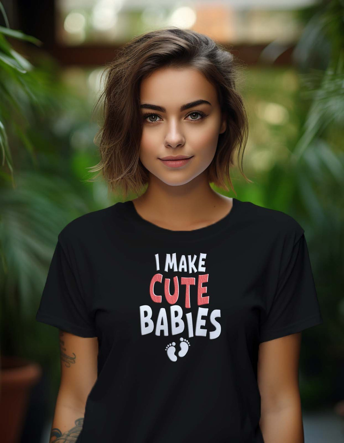 "I Make Cute Babies" Funny T Shirt