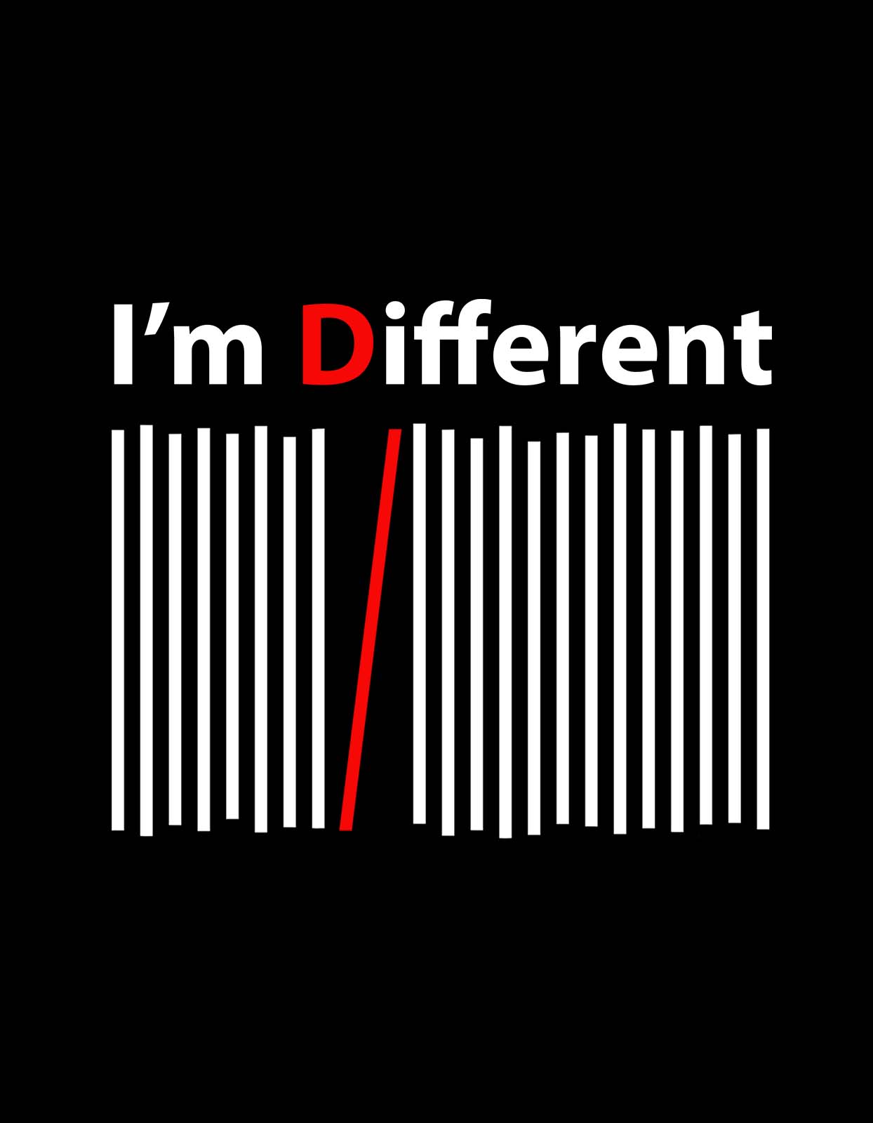 "I am Different" Unique T shirt