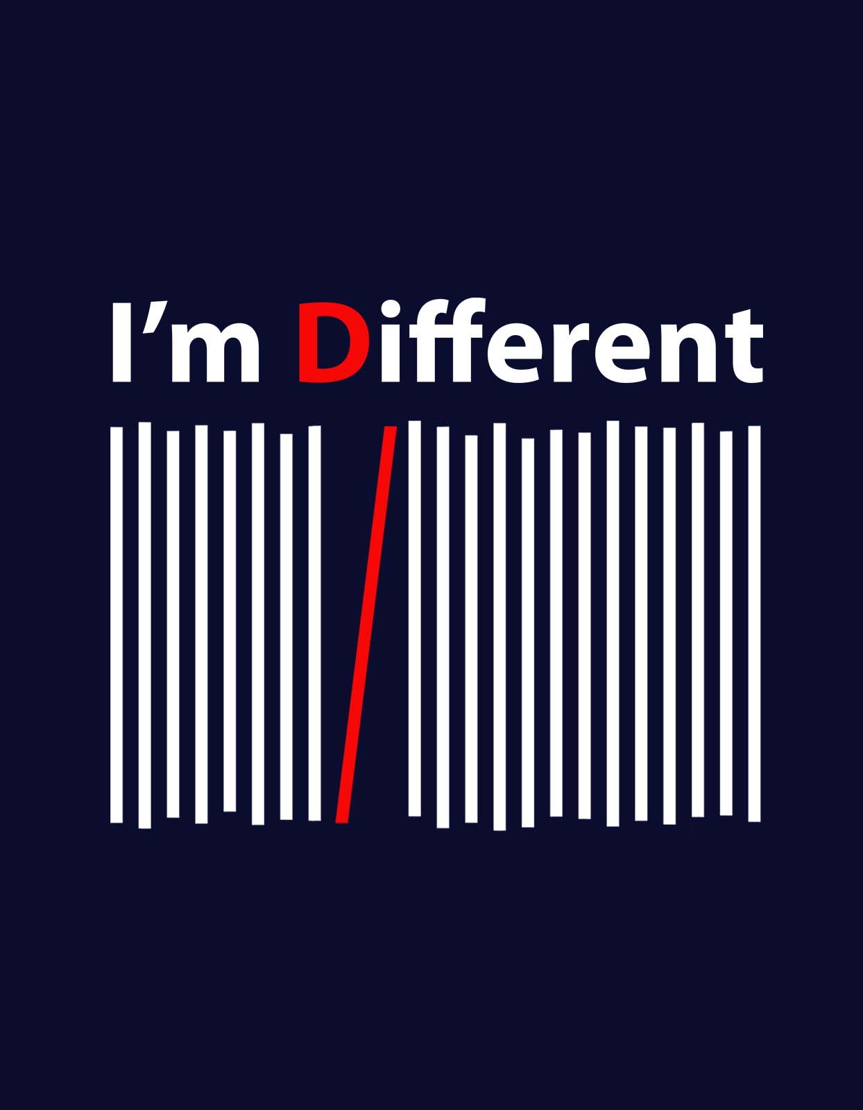 "I am Different" Unique T shirt