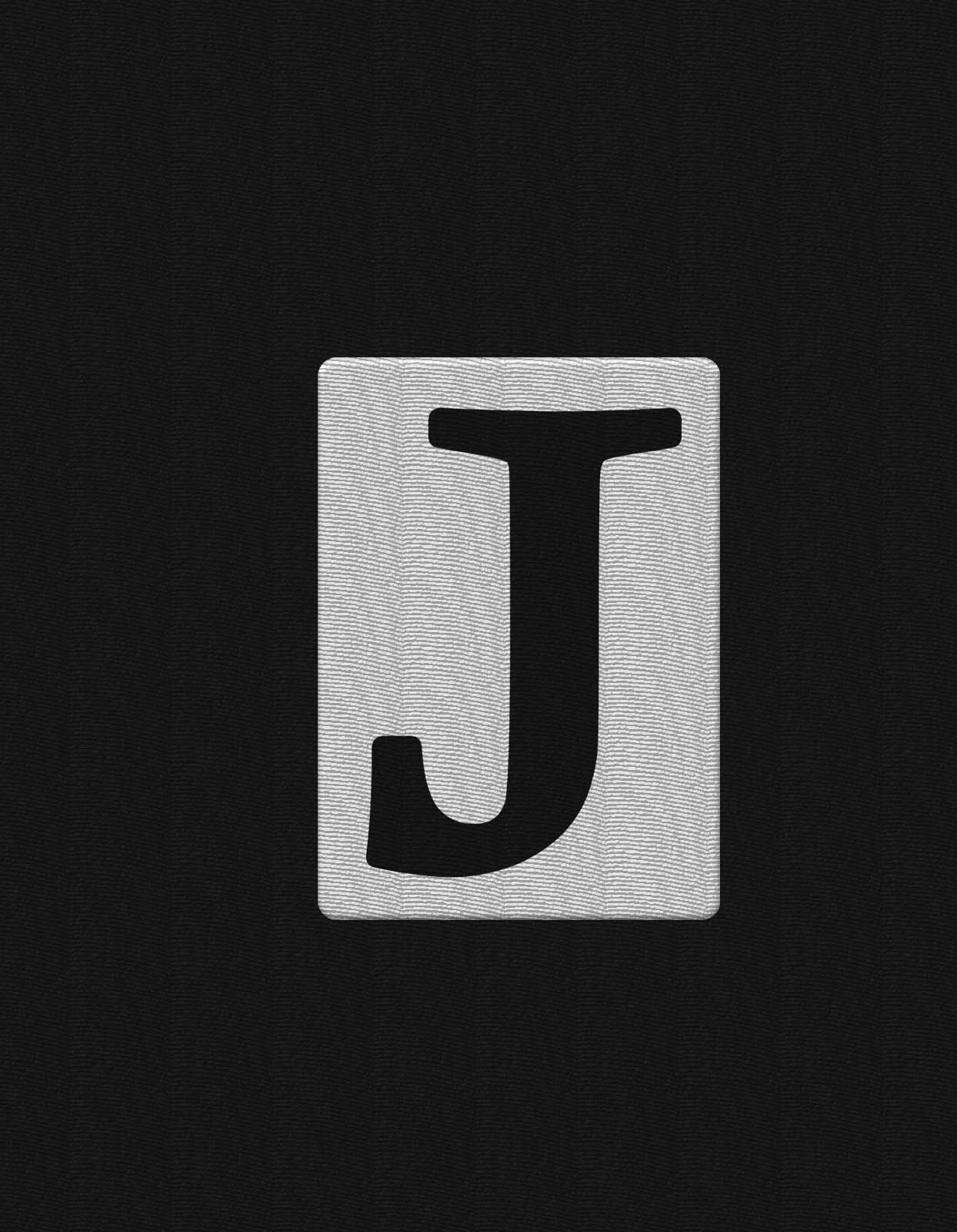 "J" Letter Cap