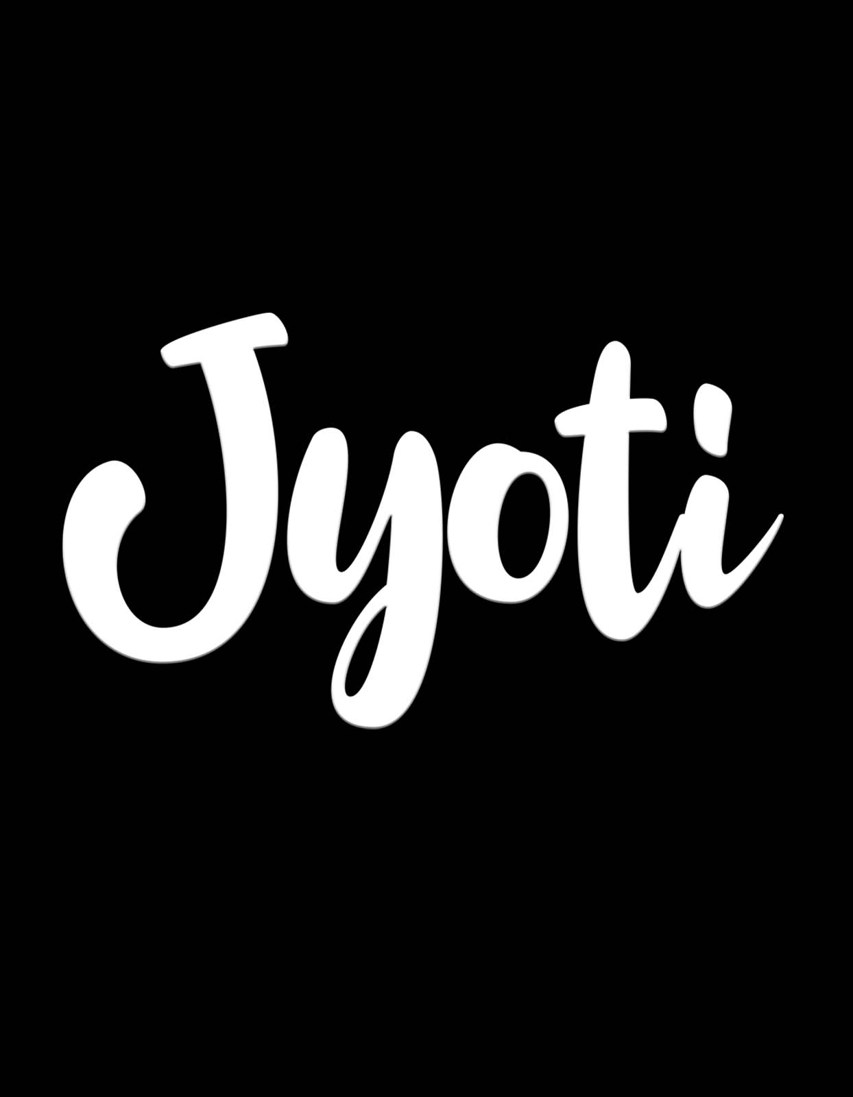 Jyoti Name T-shirt