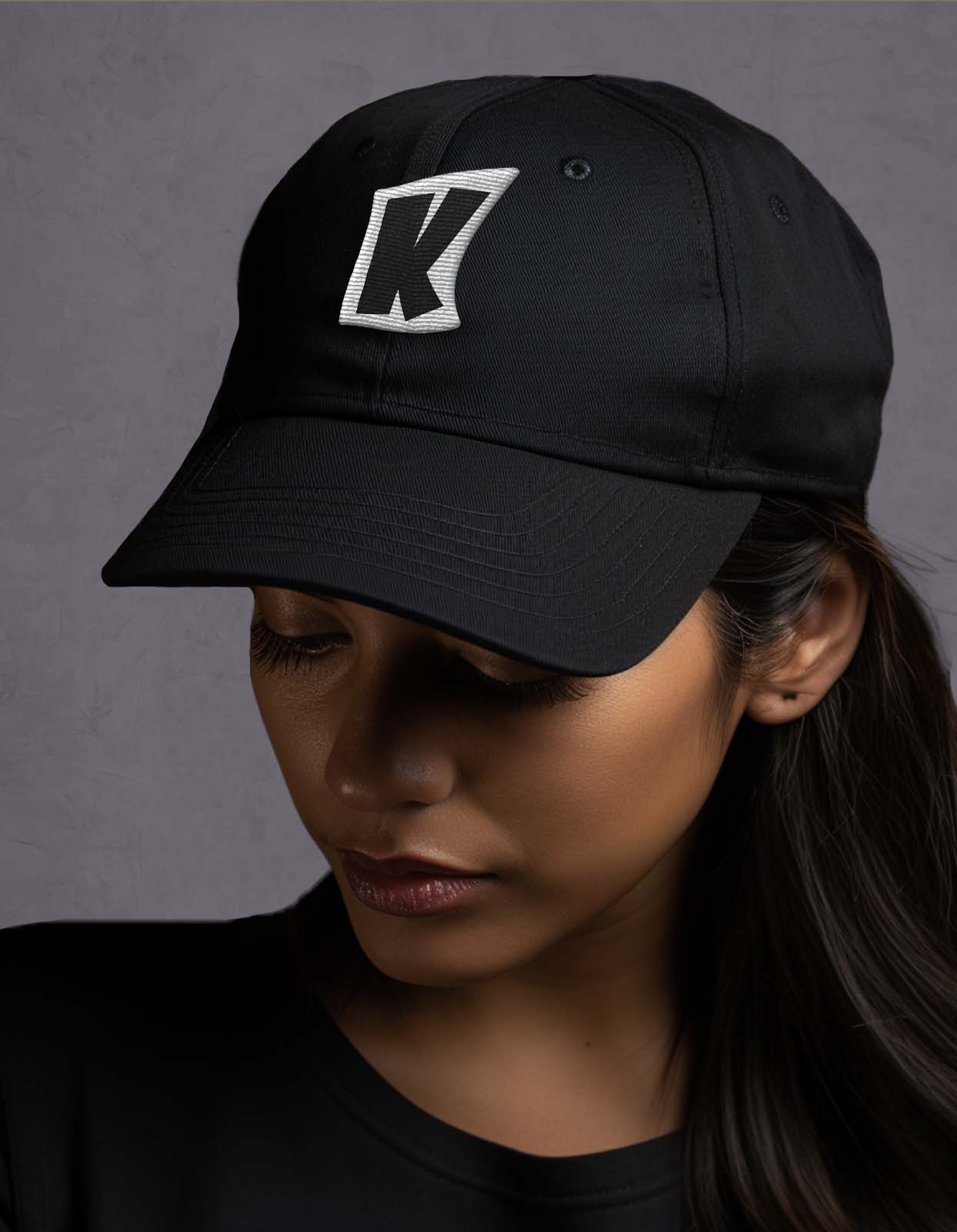 "K" Letter Cap