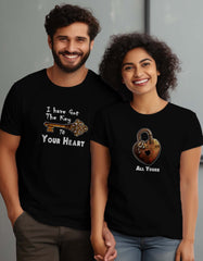 Key of your Heart Couple T shirt