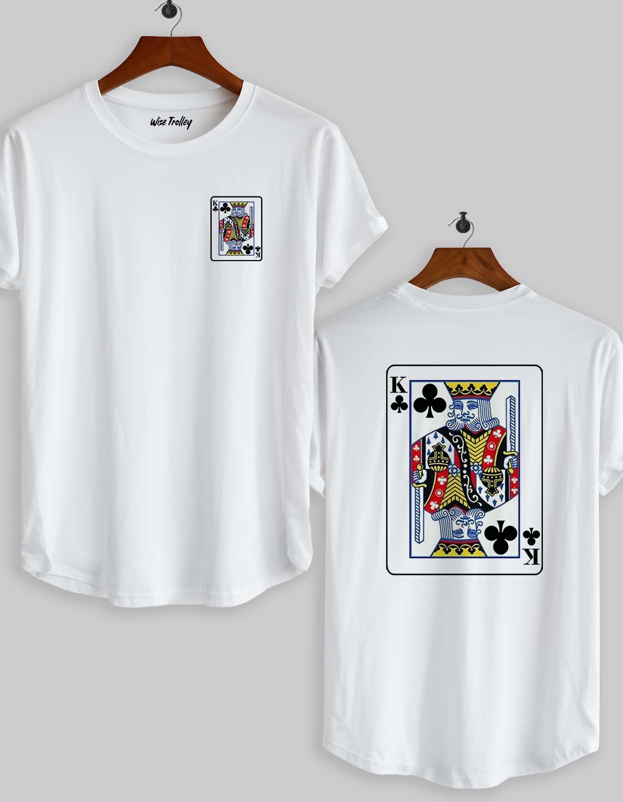 King of Clubs Playing Card T-shirt