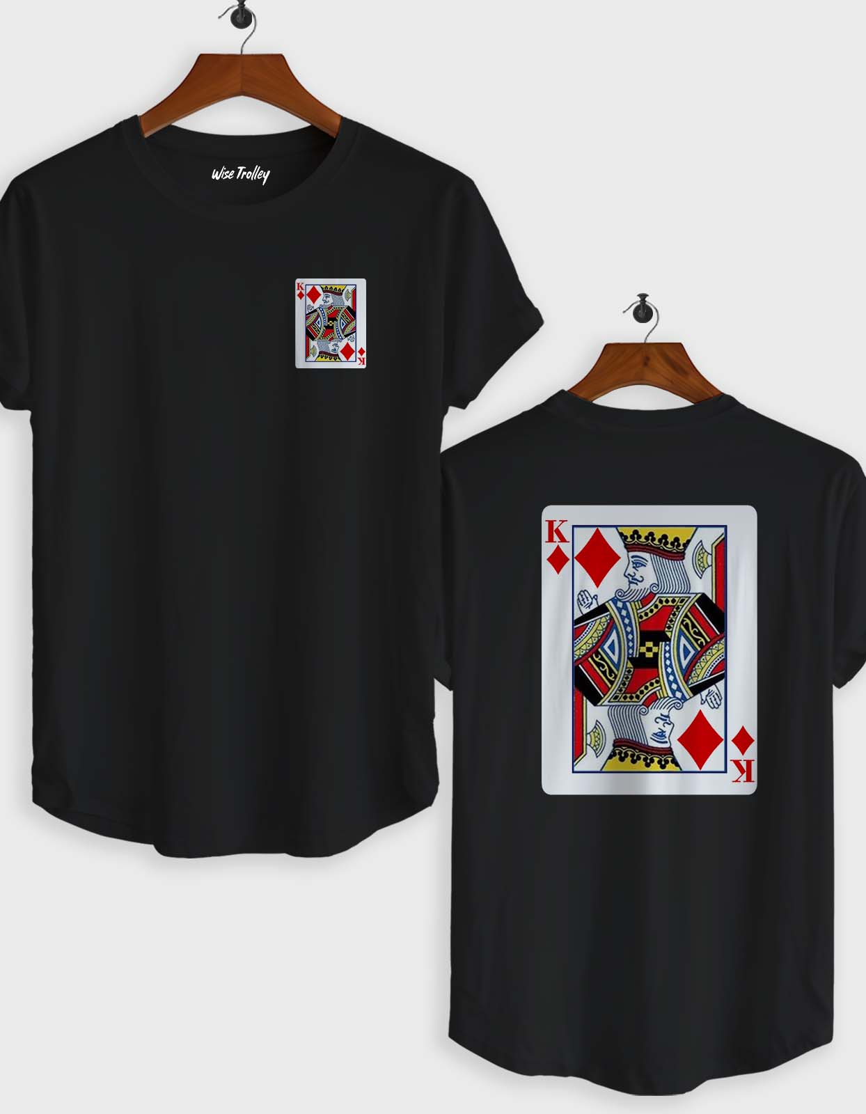 King of Diamonds Playing Card T-Shirt