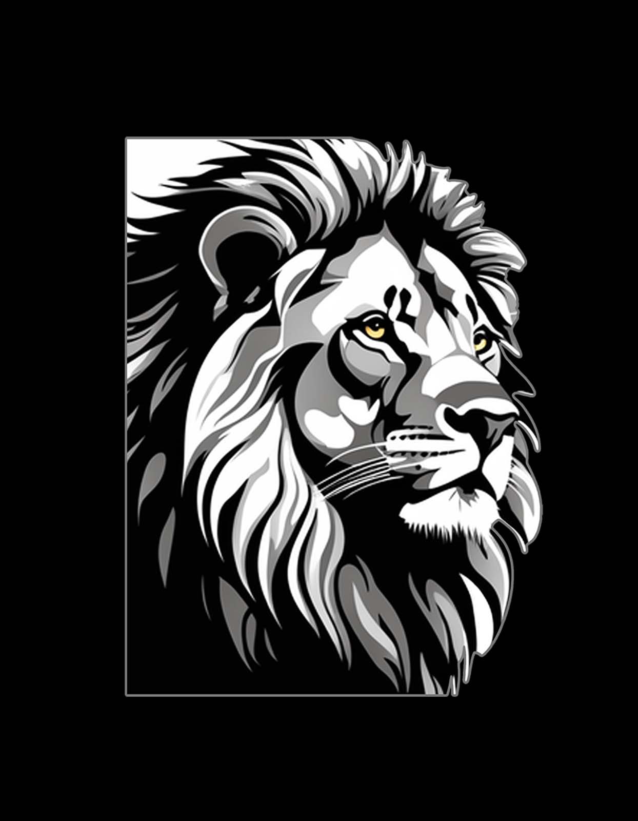 Lion Printed T shirt