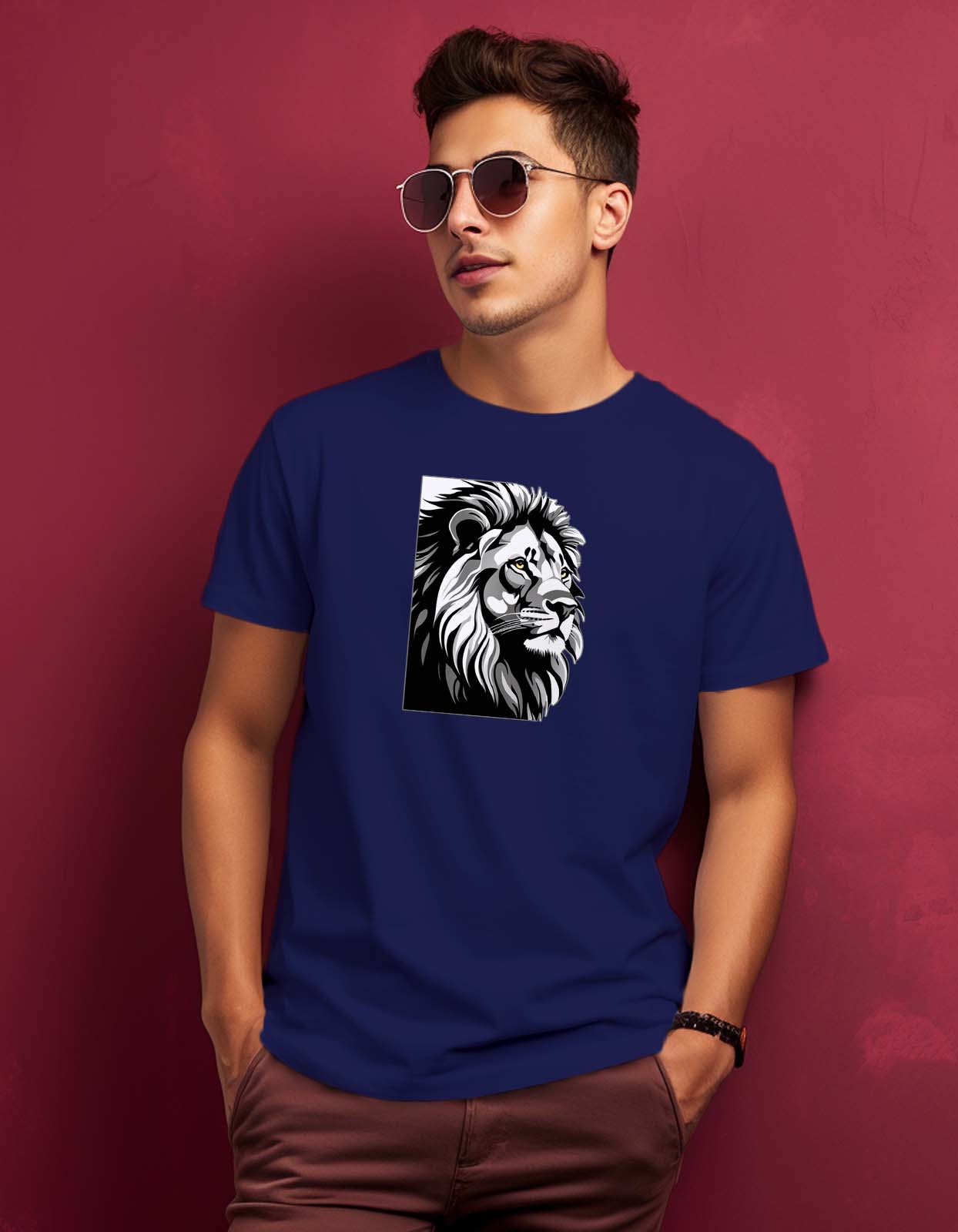 Lion Printed T shirt