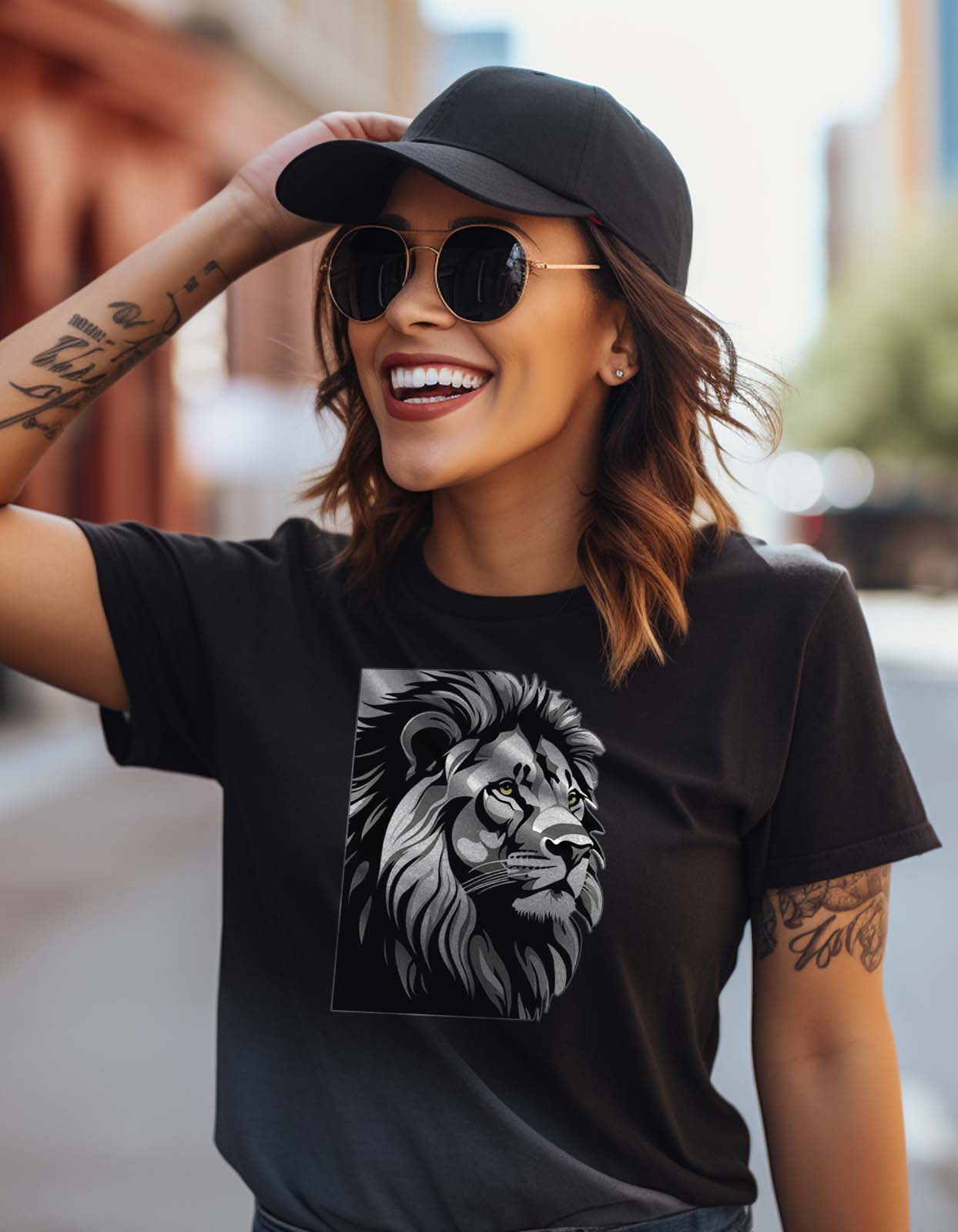 Lion Printed T shirt