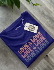 "Love Is Love" Printed T Shirt