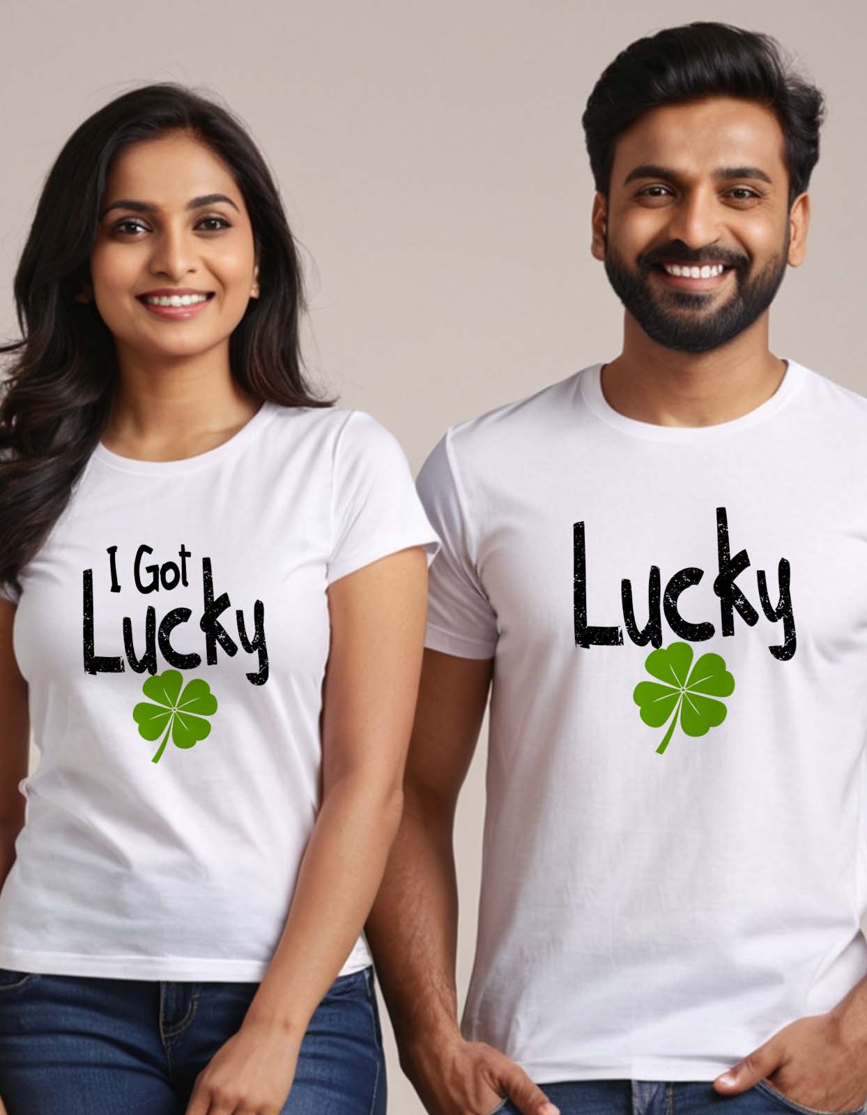 Lucky - I got Lucky Couple T-shirt