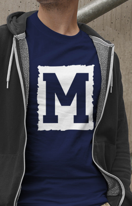 'M' Letter T shirt