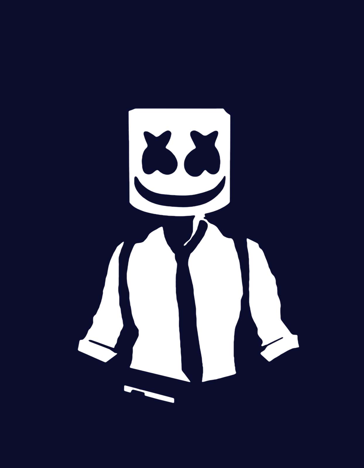 Marshmello Face T shirt