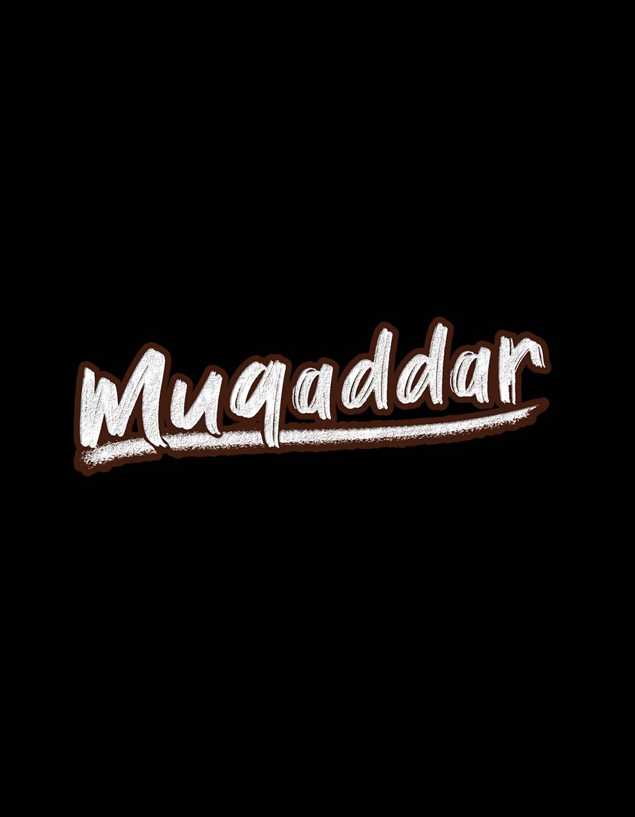 "Muqaddar" Graphic Printed T shirt