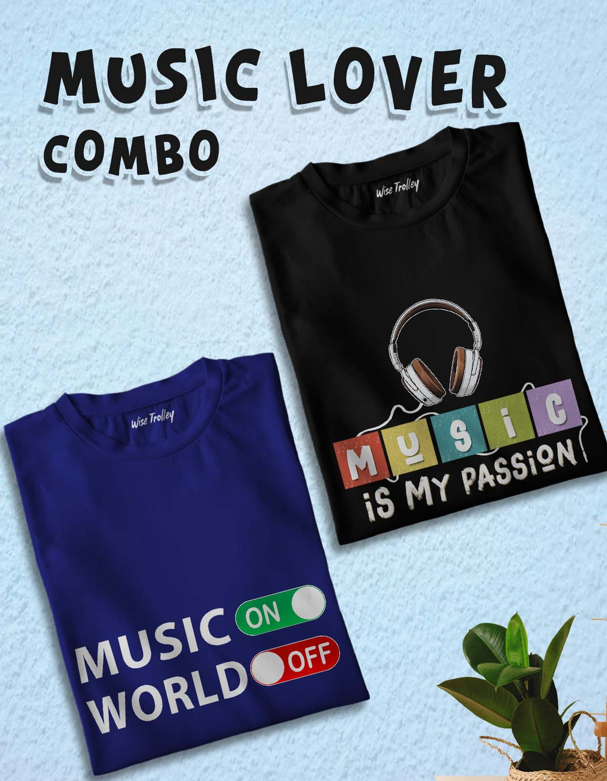 Music T shirt Combo for Music Lover