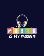 Music is My Passion T shirt