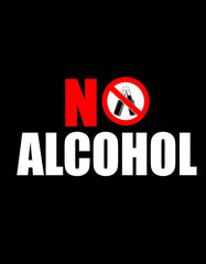 No Alcohol T-shirt