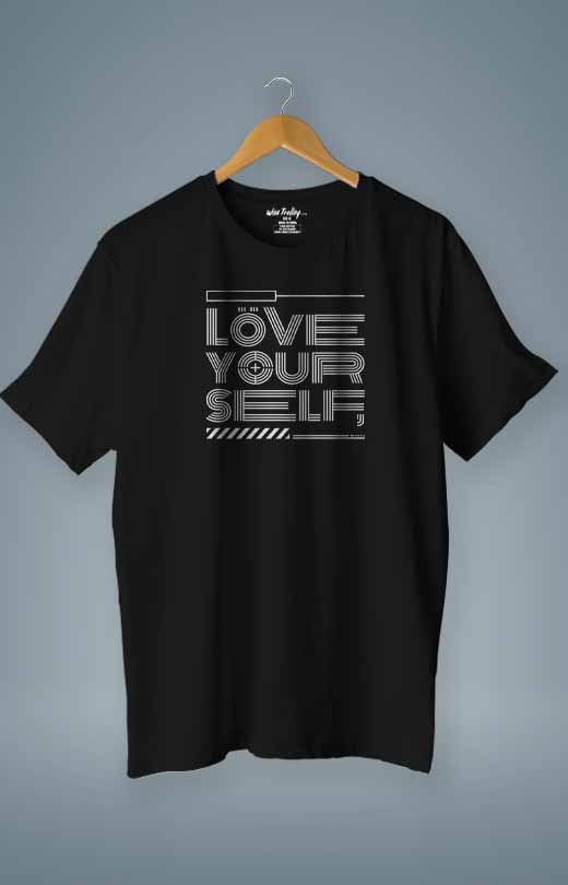 Love Yourself T shirt Black