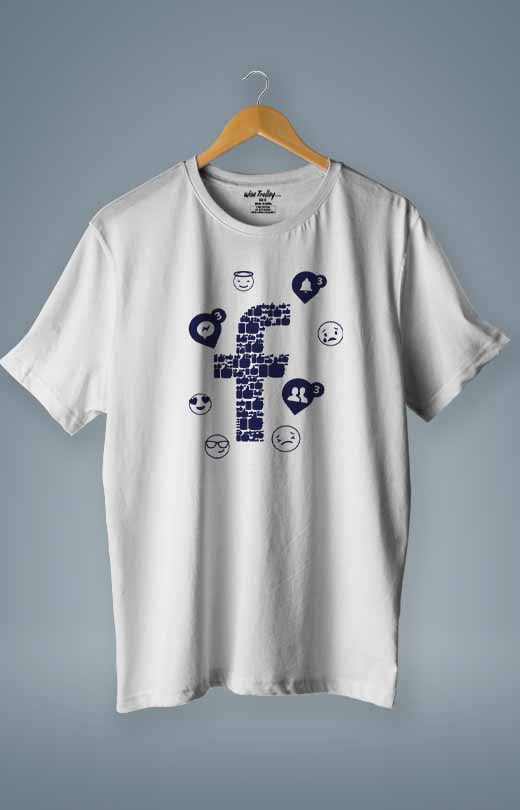 Facebook T shirt White