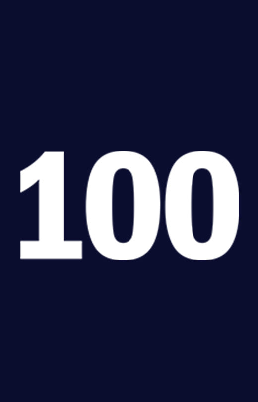 Number '100' T shirt