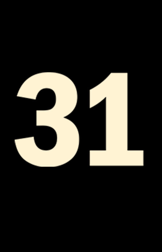 Number '31' T shirt