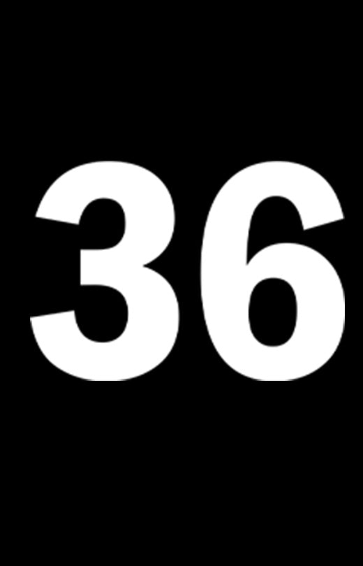Number '36' T shirt