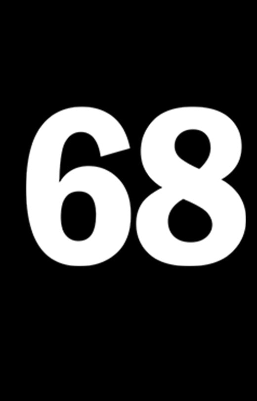 Number '68' T shirt