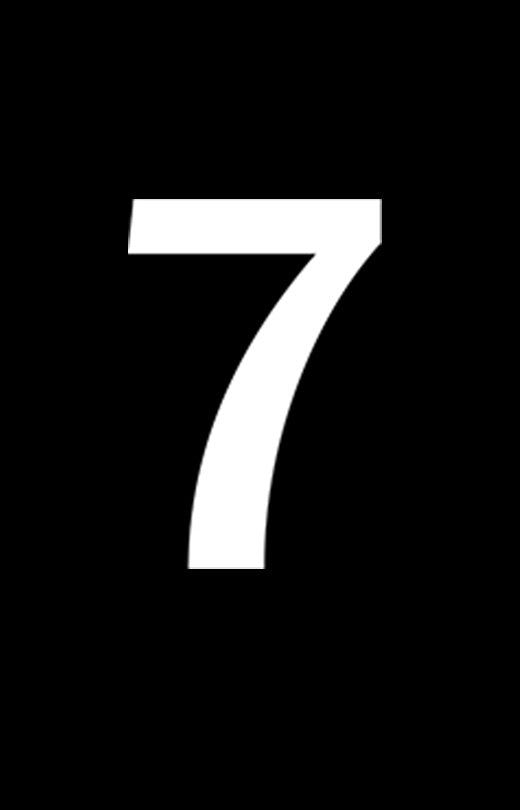 Number '7' T shirt