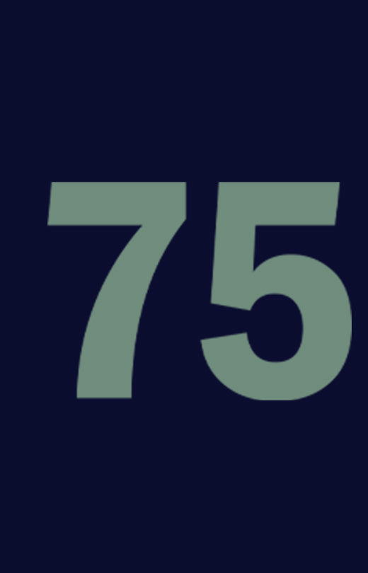 Number '75' T shirt