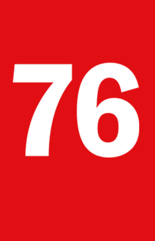 Number '76' T shirt