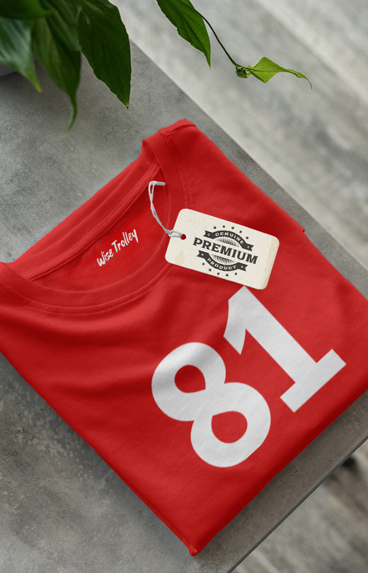 Number '81' T shirt