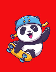 Skating Panda T shirt