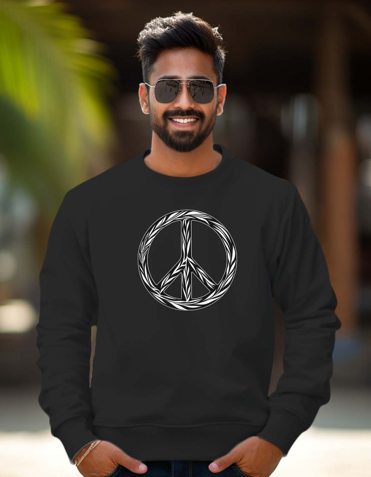 Peace Symbol Sweatshirt Unisex Online In India