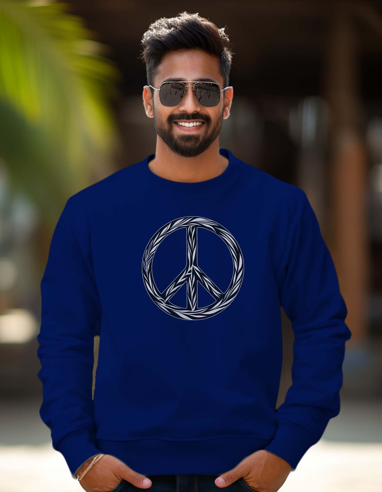 Peace Symbol Sweatshirt Unisex Online In India