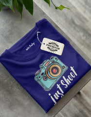 "Just Shoot" T shirt for Photography Lovers