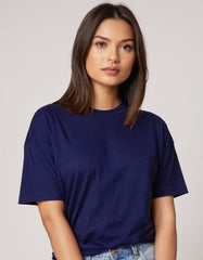 Plain Blue Oversized T shirt