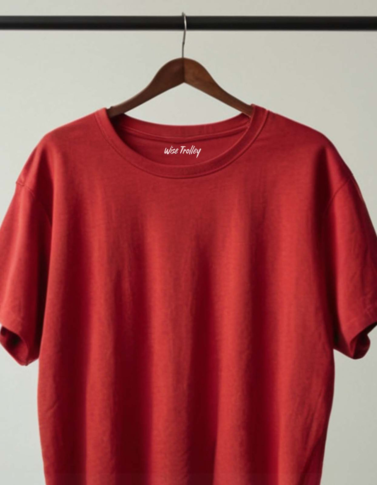 Plain Red Oversized T shirt