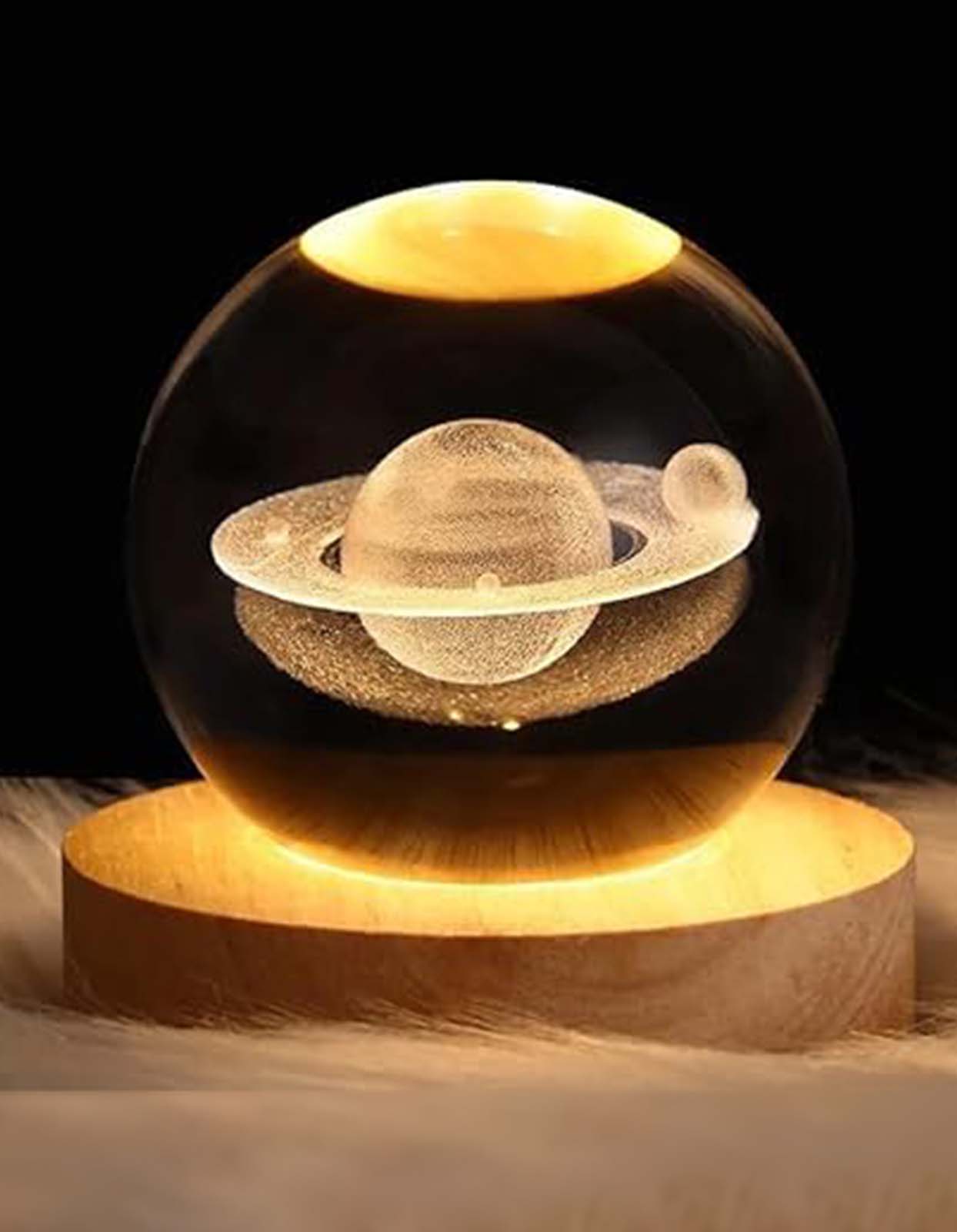 Galaxy 3D Crystal Ball Night Lamp, Solar System Crystal Ball Night Light