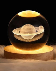 Galaxy 3D Crystal Ball Night Lamp, Solar System Crystal Ball Night Light