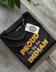 "Proud To Be An Indian" Printed T Shirt