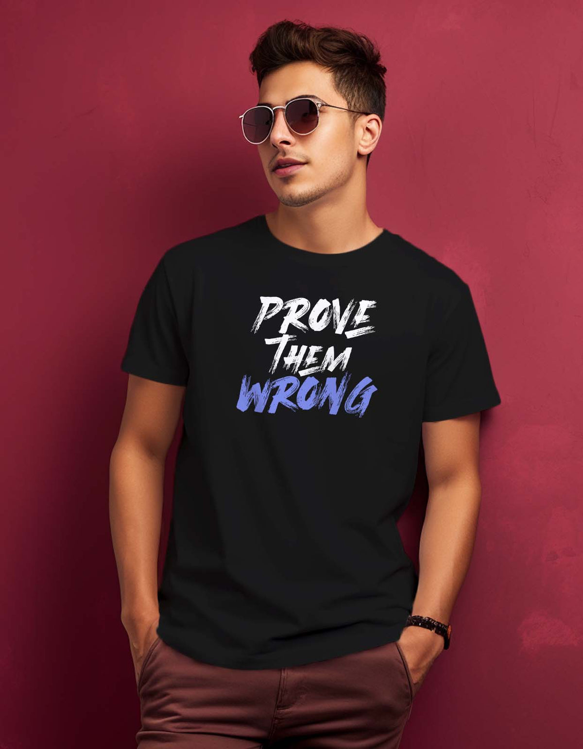 Prove Them Wrong Graphics Printed T-Shirt